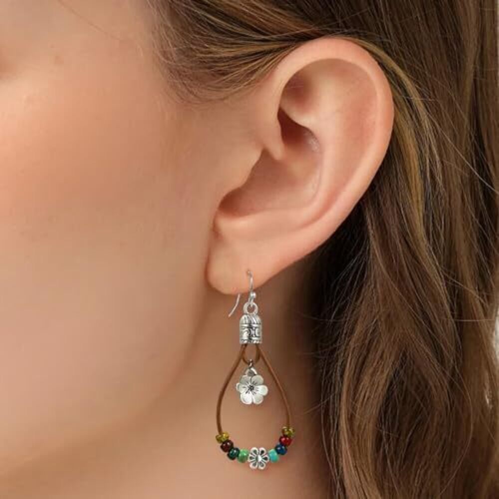 3447 Boho Earrings ,Handmade Vintage Dangle Drop Earring,Western Country - Picture 2 of 7